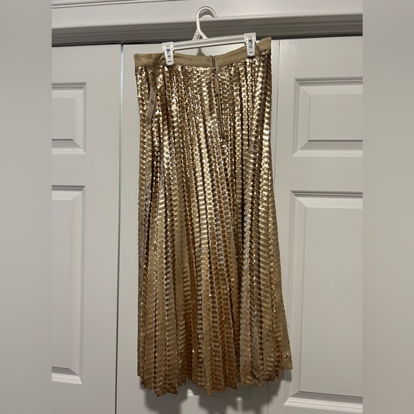 Brand new Anthropologie gold skirt! - Picture 2 of 4
